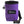 A Purple rock climbing chalk bag with black and white psychi logo