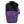 A purple climbing chalk bag with a zip closure accessory pocket and strong nylon waist strap